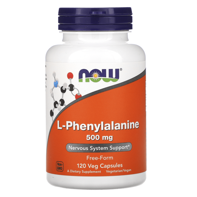 Now Foods Phenylalanine 500 Mg 120 Capsules
