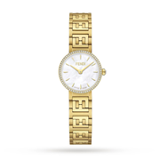 Forever Fendi 19mm Mother of Pearl Dial Diamond Bezel