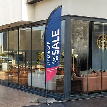 Custom Feather Flags & Feather Banners | 25% OFF + SHIPS NEXT DAY!