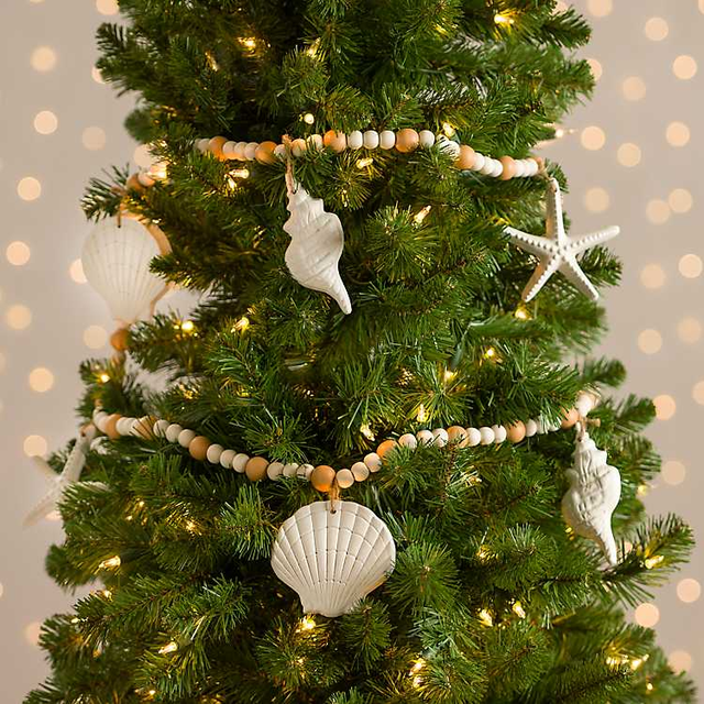 Coastal Beaded Tree Garland