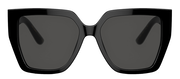 Dolce & Gabbana DG 4438 501/87 Butterfly Acetate Black Sunglasses with Dark Grey Lens