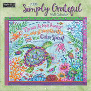 Simply Grateful 2026 Wall Calendar by Debi Hron