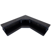 Counter Caddies™ - Walnut-Stained Corner Shelf - Liquor/Wine Bottle Display Style - Available in Black