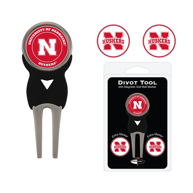 Nebraska Cornhuskers Signature Divot Tool Pack