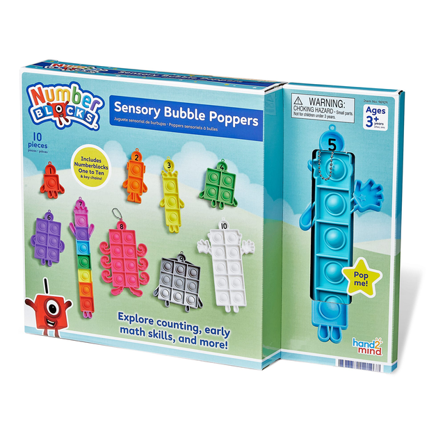 Numberblocks® Sensory Bubble Poppers