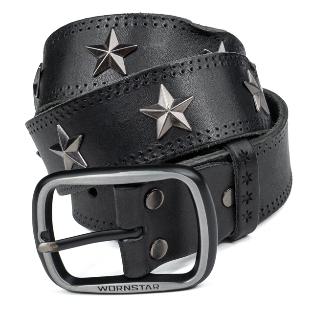 Gauntlet Star Leather Belt