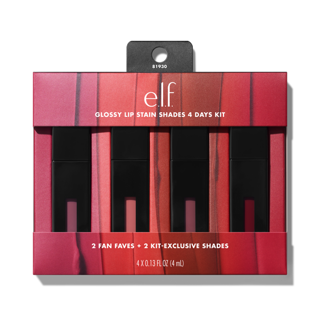 Glossy Lip Stain Shades 4 Days Kit