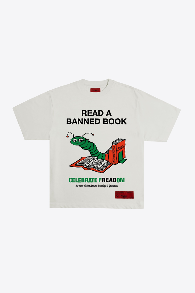 Banned Books T-Shirt (bone)