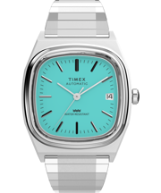 Timex® Automatic 1983 E Line 34mm Stainless Steel Expansion Band Watch