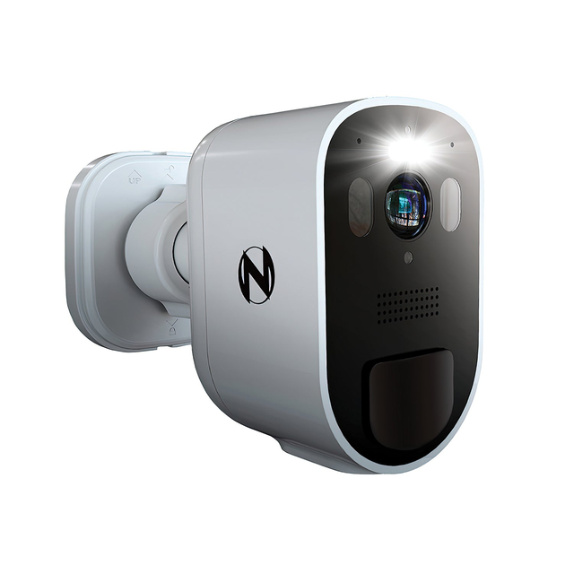 Wire Free 2K Spotlight Camera with 2-Way Audio - White