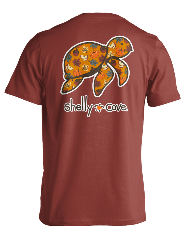 FALL PATTERN TURTLE COMFORT COLORS TEE