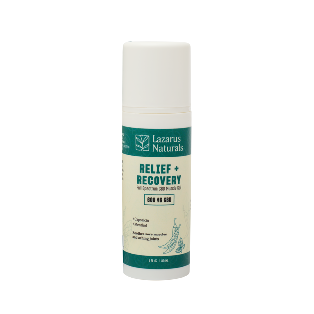 CBD MUSCLE GEL, RELIEF + RECOVERY