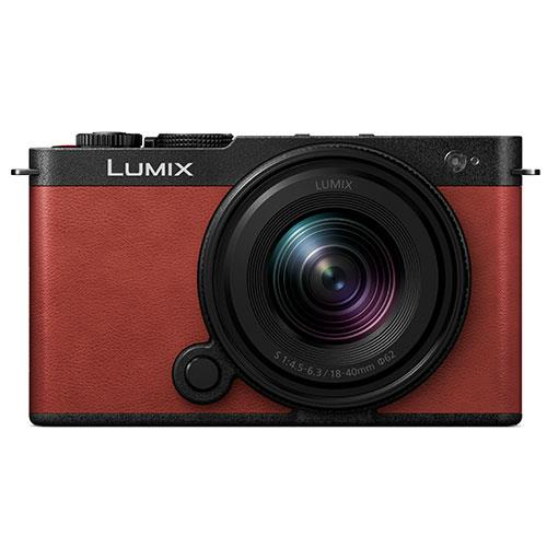 Panasonic Lumix S9 Mirrorless Camera in Red with Lumix S 18-40mm F4.5-6.3 Lens