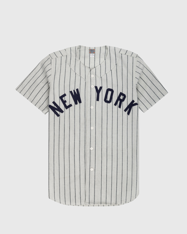 New York Black Yankees 1942 Authentic Wool Home Baseball Jersey