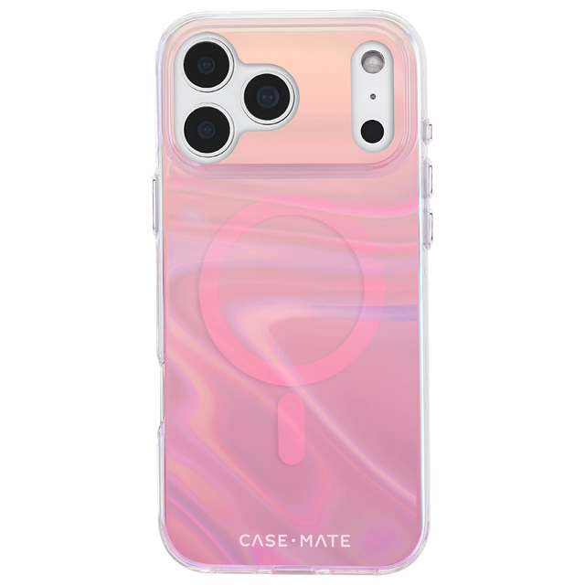 Case-Mate Peach Soap Bubble MagSafe Case for iPhone 17 Series