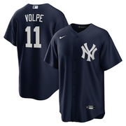 Men's New York Yankees Anthony Volpe Nike Navy Big & Tall Alternate Replica Player Jersey