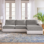 Cedar Stretch Texture Sectional Cushion Slipcover | Machine Washable