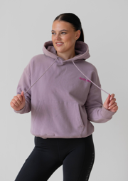 Bubble Print Hoodie - Orchid