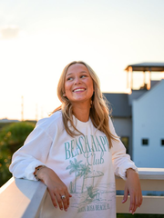 30A Beach Happy Club Coastal Sweatshirt