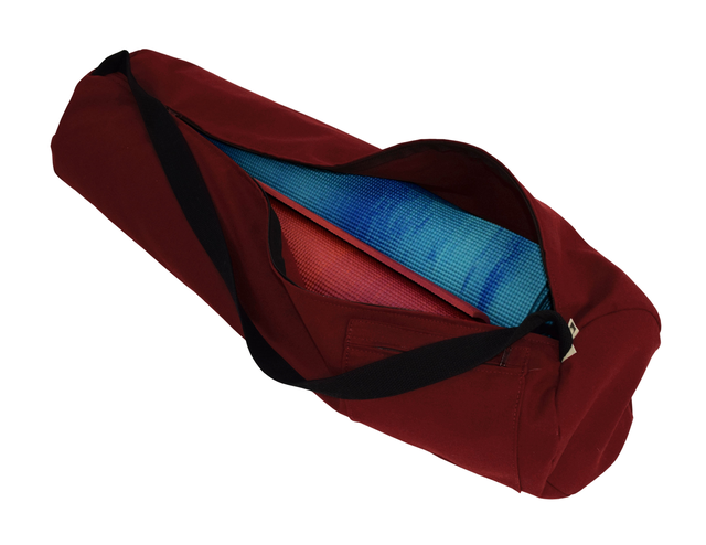Durable Cotton Yoga Mat Bag - Extra Large & Large Sizes, Made in USA