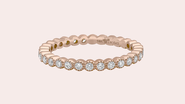 18K Gold Bezel Diamond Ring