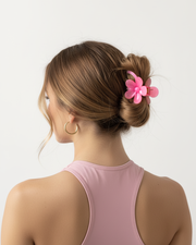 Pink Plumeria Clip