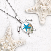 Deep in the Ocean Sea Turtle Necklace