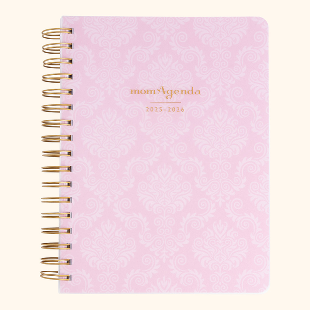 momAgenda Desktop Spiral 18-Month Planner 2025–26