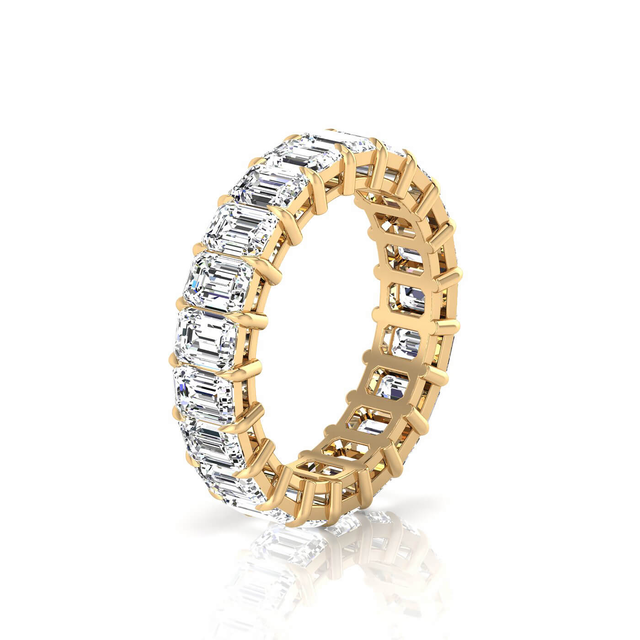 Radiant Cut Lab Grown Diamond Eternity Band - 4.41cttw