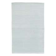 Herringbone Handwoven Indoor/Outdoor Rug | Light Blue/Ivory