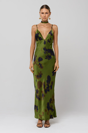 Madeline Dress in Evergreen