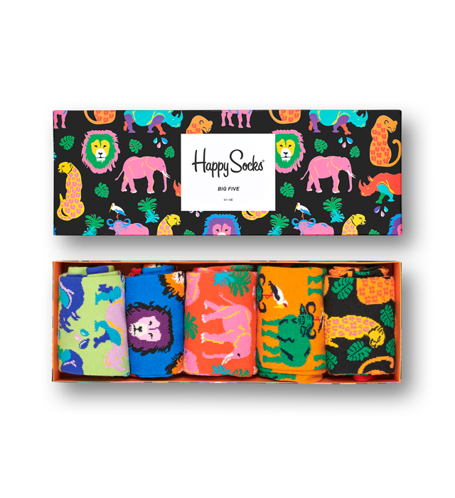 5-Pack The Big Five Socks Gift Set