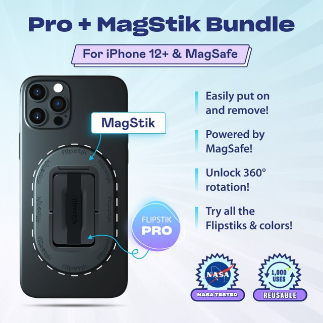 Pro + MagStik Bundle (for iPhone 12+ & MagSafe)