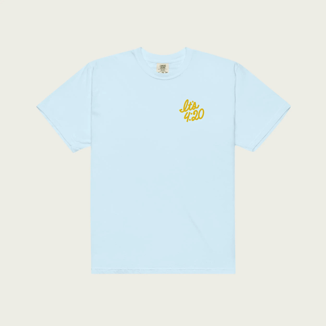 It's 4:20 Tee - Light Blue