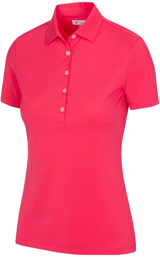 Greg Norman Womens Freedom Micro Pique Stretch Golf Polo - ON SALE