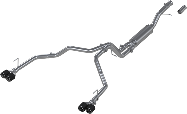 2021-2025 Tahoe/ Yukon Cat-Back, Quad Rear Exit Exhaust, S50573CF