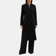 Recycled Wool-Blend Melton City Coat | Theory Outlet