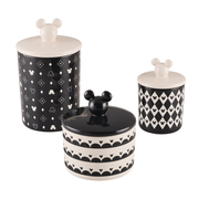 3 Piece Set of Ceramic Jar with Airtight Lids
