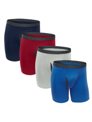 Fruit of the Loom Men's Premium CoolZone® Boxer Briefs, Assorted 4 Pack