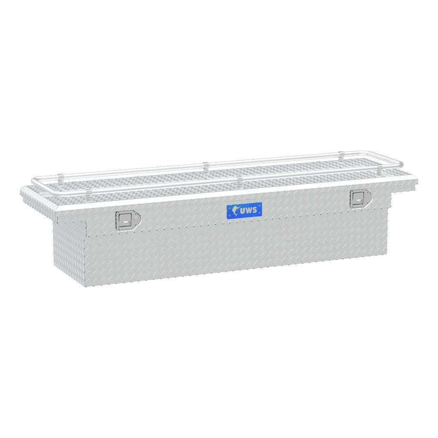 UWS 69" Crossover Truck Tool Box with Low Profile & Rail Model TBS-69-LP-R