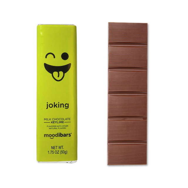 Joking Moodibar - Milk Chocolate Keylime 1.5 oz Bar