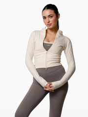 The Curve Jacket / Crème