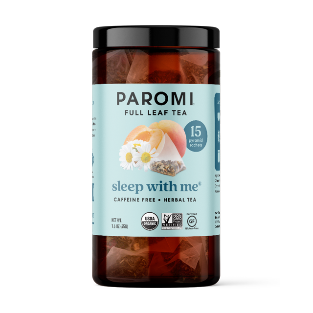 Organic Sleep With Me Herbal Tea, Caffeine Free, in Pyramid Tea Bags