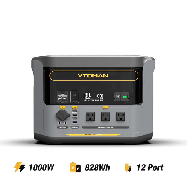 VTOMAN FlashSpeed 1000 Power Station 828Wh | 1000W