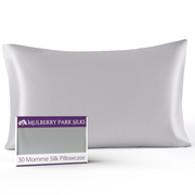30 Momme Silk Pillowcase - Silver