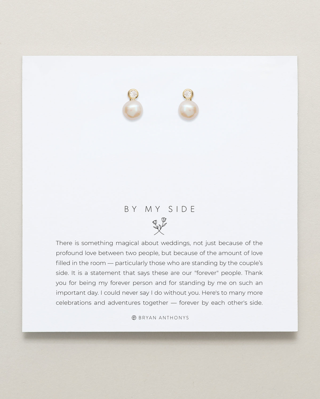 By My Side Pearl Studs