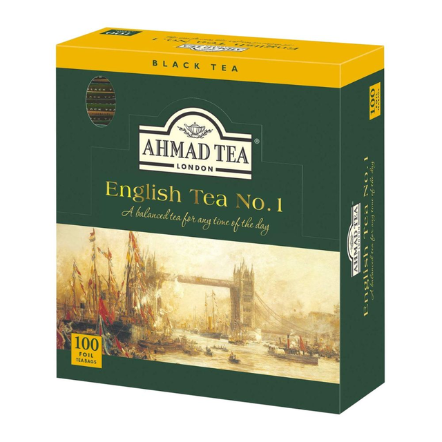 Scratch & Dent - Ahmad English Tea No. 1 Black Tea 100 foil tea bags