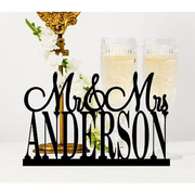 Custom Table Sign with Your Last Name