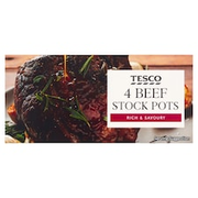 Tesco Beef Stockpot 4 Pack 112G