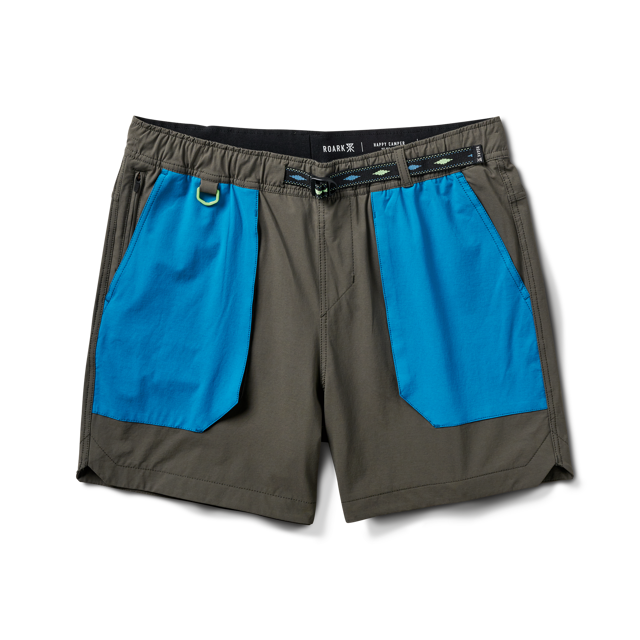 Happy Camper 16" Shorts - Charcoal
